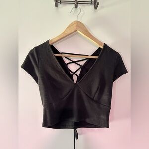 Strappy Back Crop top